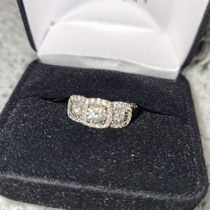 1 ct white gold perfect ring size 7.5